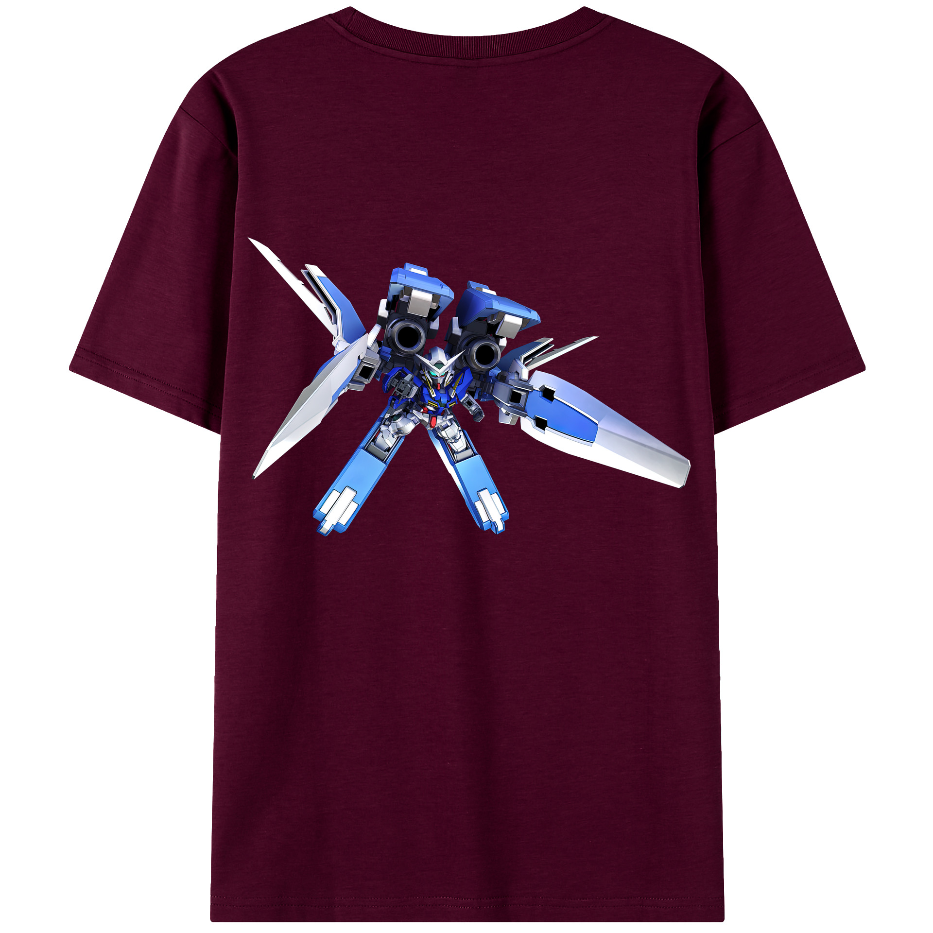 （画像用） 機動戦士ガンダム Mobile Suit Gundam レディース半袖Tシャツ(バックプリント)